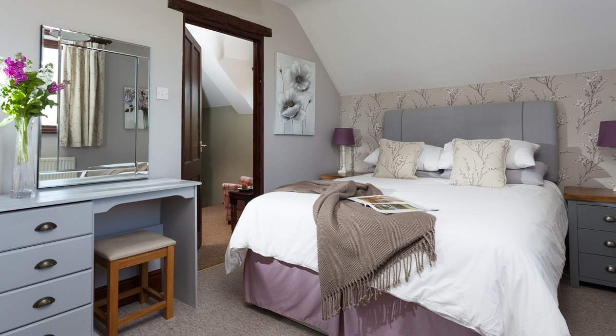 Relax and unwind in the two fabulous bedrooms.