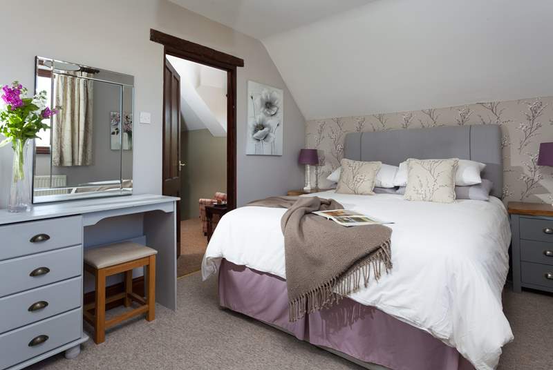 Relax and unwind in the two fabulous bedrooms.