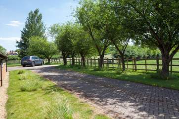 You will find two parking spaces only a short walk from the front door.