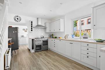 The modern kitchen has everything you'll need on your holiday.