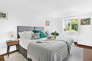 Bedroom two comes with fantastic 'zip and link' single beds that can combine into a super-king double bed.