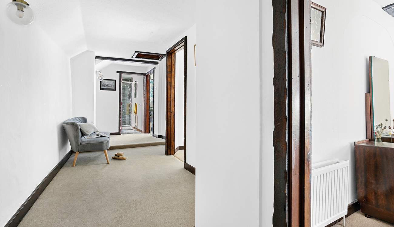 The landing links all the bedrooms together, however it's so large the children of the family will love sitting together and nattering in the morning.