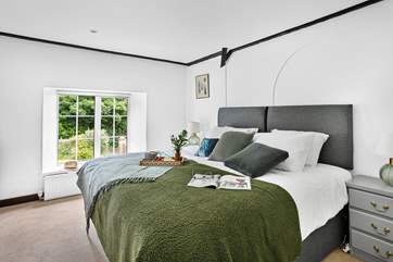 Bedroom seven has another fabulous 'zip and link' super-king.