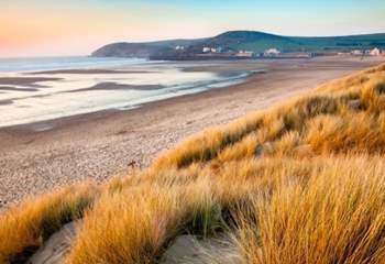 Head over to the surfing hotspot of Croyde.