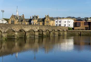 The pretty town of Bideford is only a short car journey away.