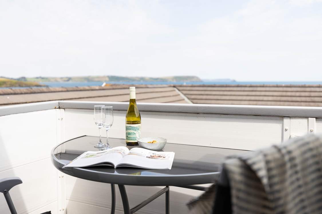 A door from the kitchen leads to the balcony  where you can sit and enjoy the view from dawn until dusk.