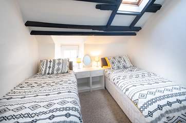 The first of two twin beds that are perfect for little ones.