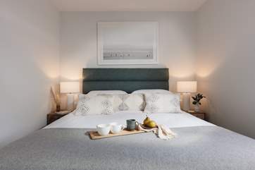 Bedroom 2 is a beautiful king room.