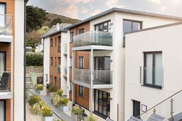 No 9 is a stunning top floor apartment.