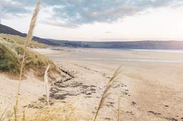 Beautiful Woolacombe beach.