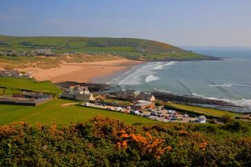 Enjoy the golden sands of Croyde.