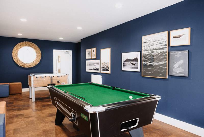 The shared games-room is sure to keep you entertained!