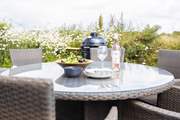 Let the chefs show off their barbecuing skills on the Gardenline Kamado ceramic egg barbecue.