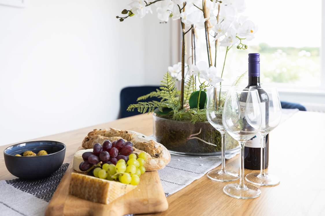 The kitchen/diner lends itself perfectly to sociable dining with friends and family.