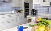 The beautifully crafted kitchen is a delight. - Thumbnail Image