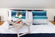Breakfast in bed? Why not, you are on holiday!