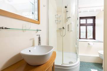 The family shower-room which can be accessed directly by bedroom two of from the landing.