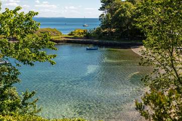 See what hidden coves on the Helford you can find, this is pretty Gillian which can only be accessed by coast path.