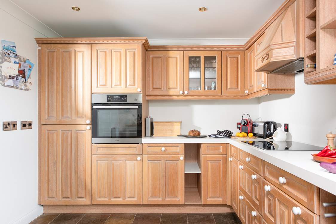 All the equipment you'll need including the all-important dishwasher.