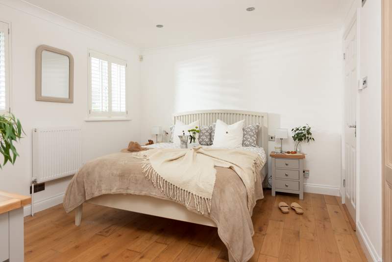 Bedroom 1 is a peaceful haven with the added benefit of an en suite shower-room.