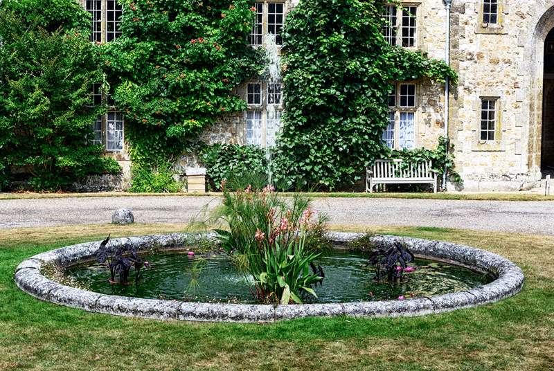 Parham house is set at the foot of the South Downs National Park. It remains a beautiful Elizabethan family home.