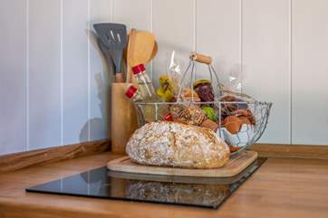 Indulge in some freshly baked goods.