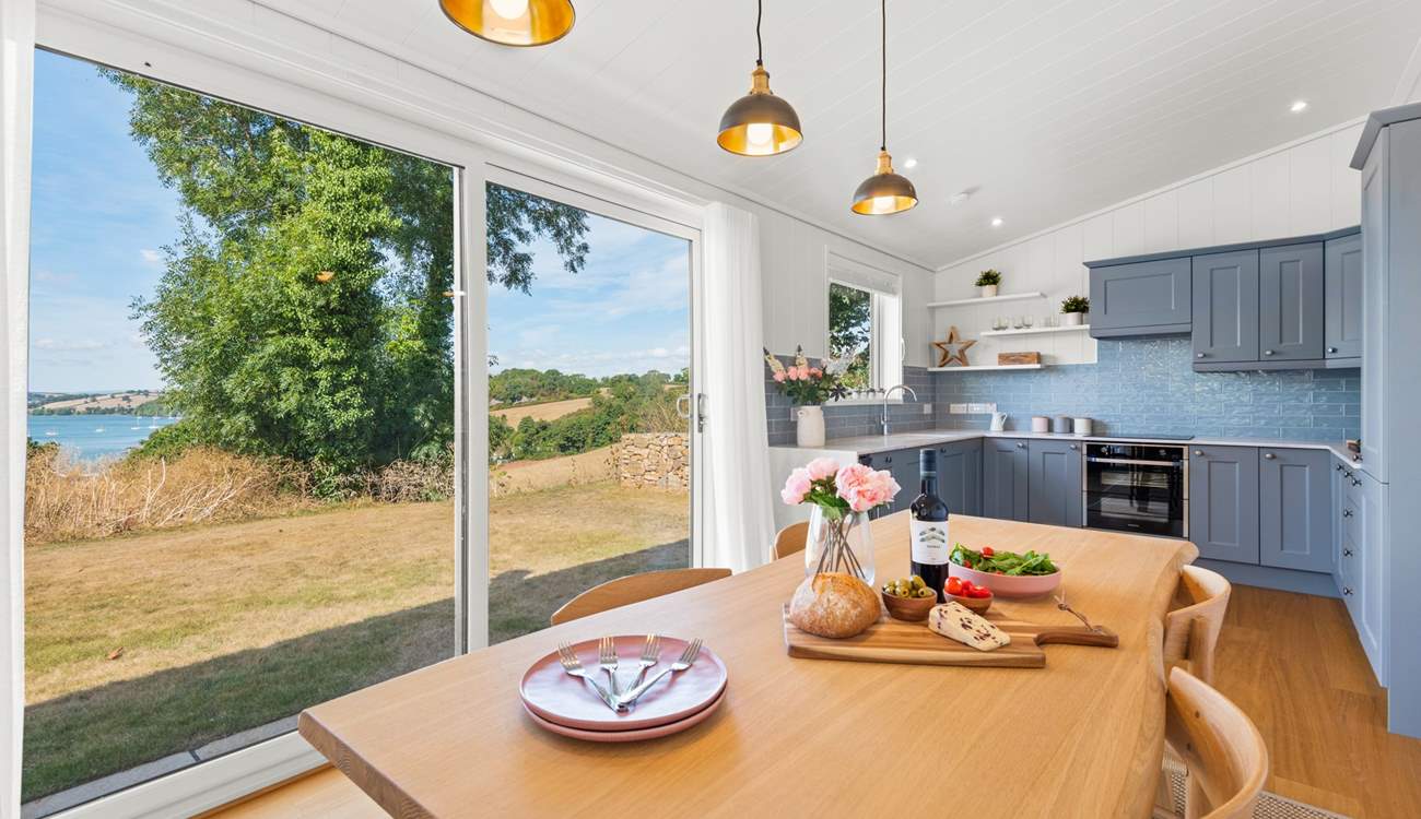 With stunning views towards the magical river Dart.