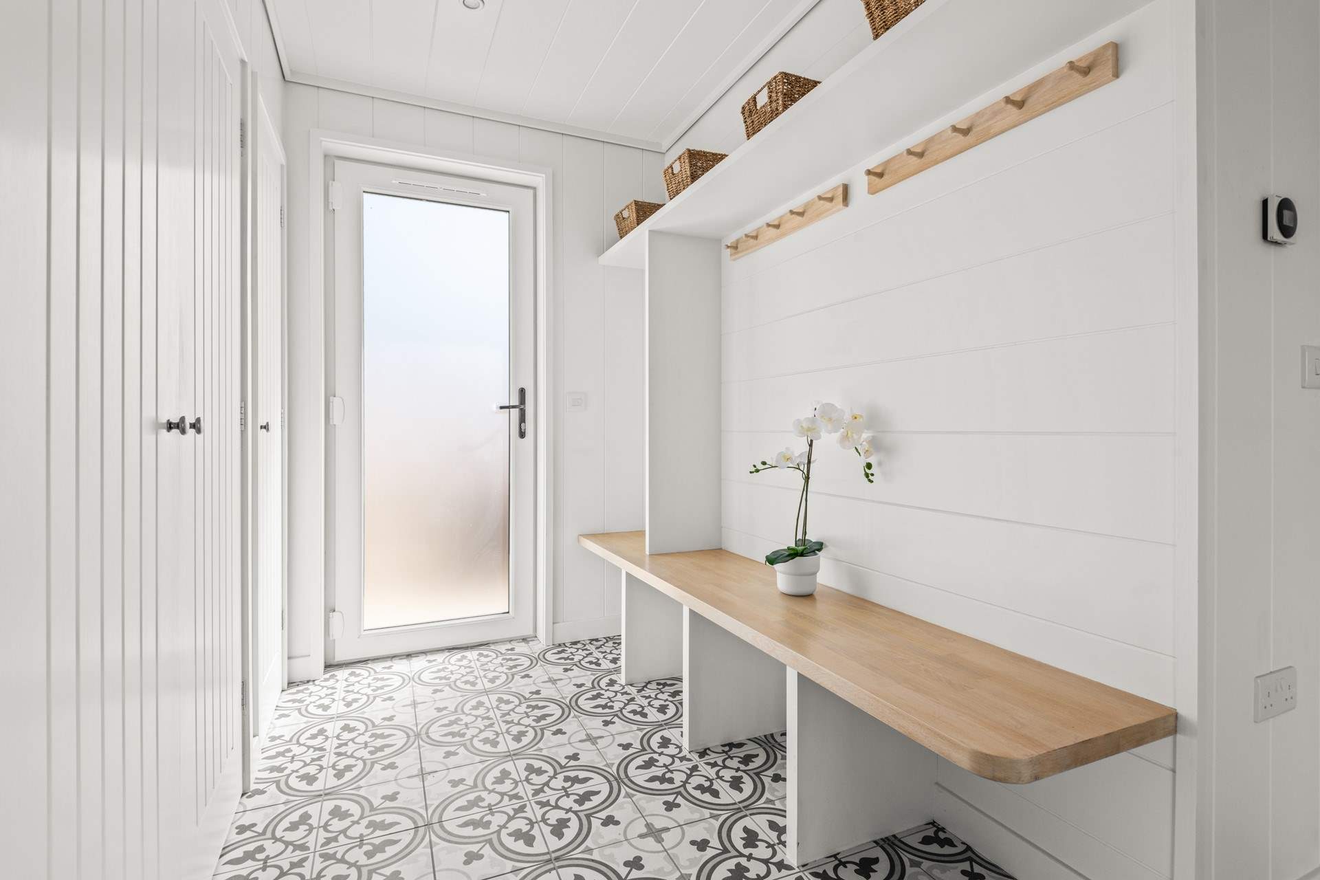 The entrance hall has plenty of space for your holiday essentials.