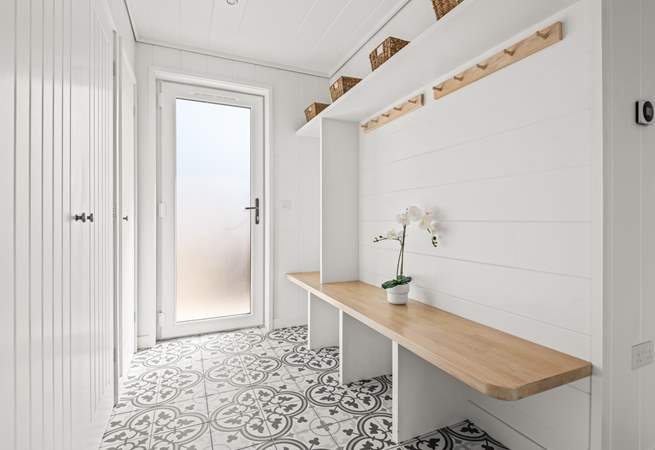 The entrance hall has plenty of space for your holiday essentials.