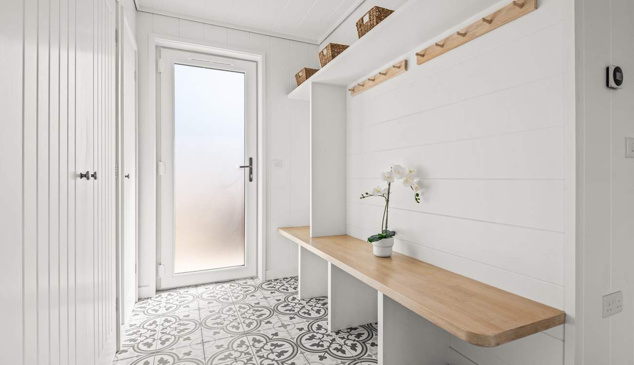 The entrance hall has plenty of space for your holiday essentials.