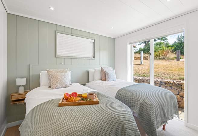 Bedroom 1 has sumptuous linens and can be made up as a super-king double or twin beds depending on your requirements.