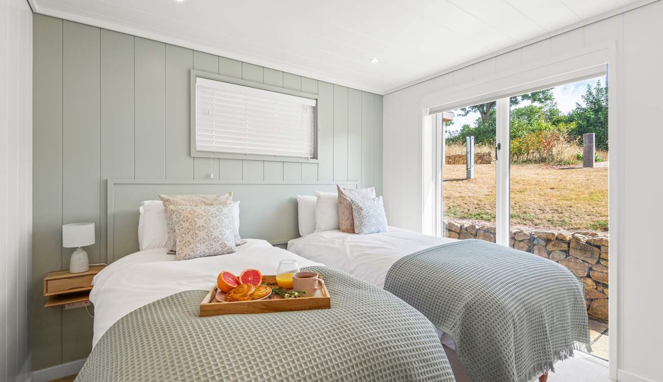 Bedroom 1 has sumptuous linens and can be made up as a super-king double or twin beds depending on your requirements.