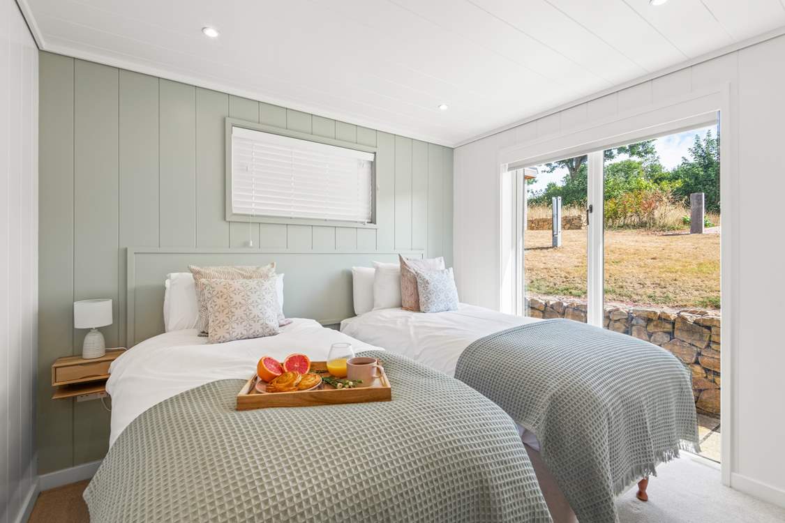 Bedroom 1 has sumptuous linens and can be made up as a super-king double or twin beds depending on your requirements.