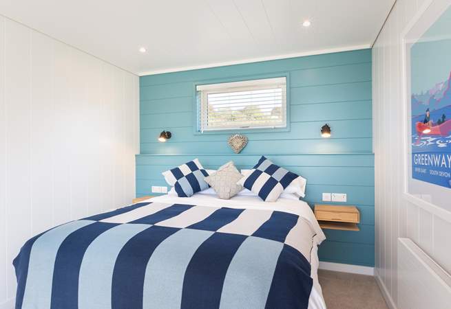 Bedroom 2 has a gorgeous king-size bed.