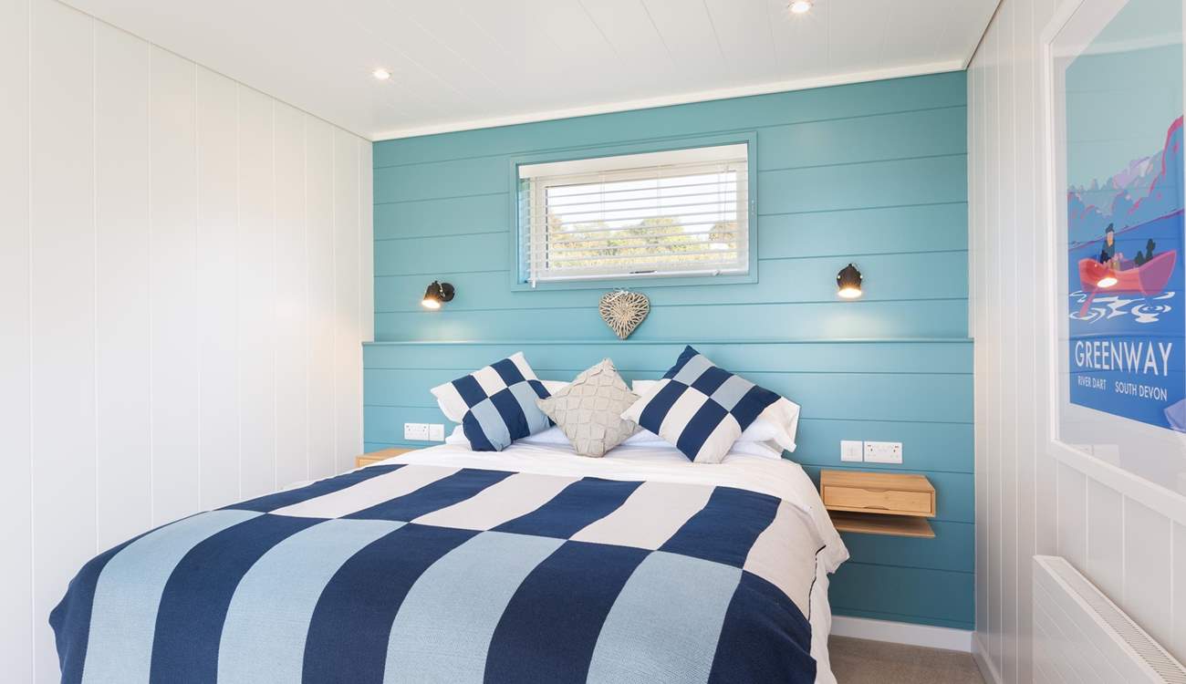 Bedroom 2 has a gorgeous king-size bed.