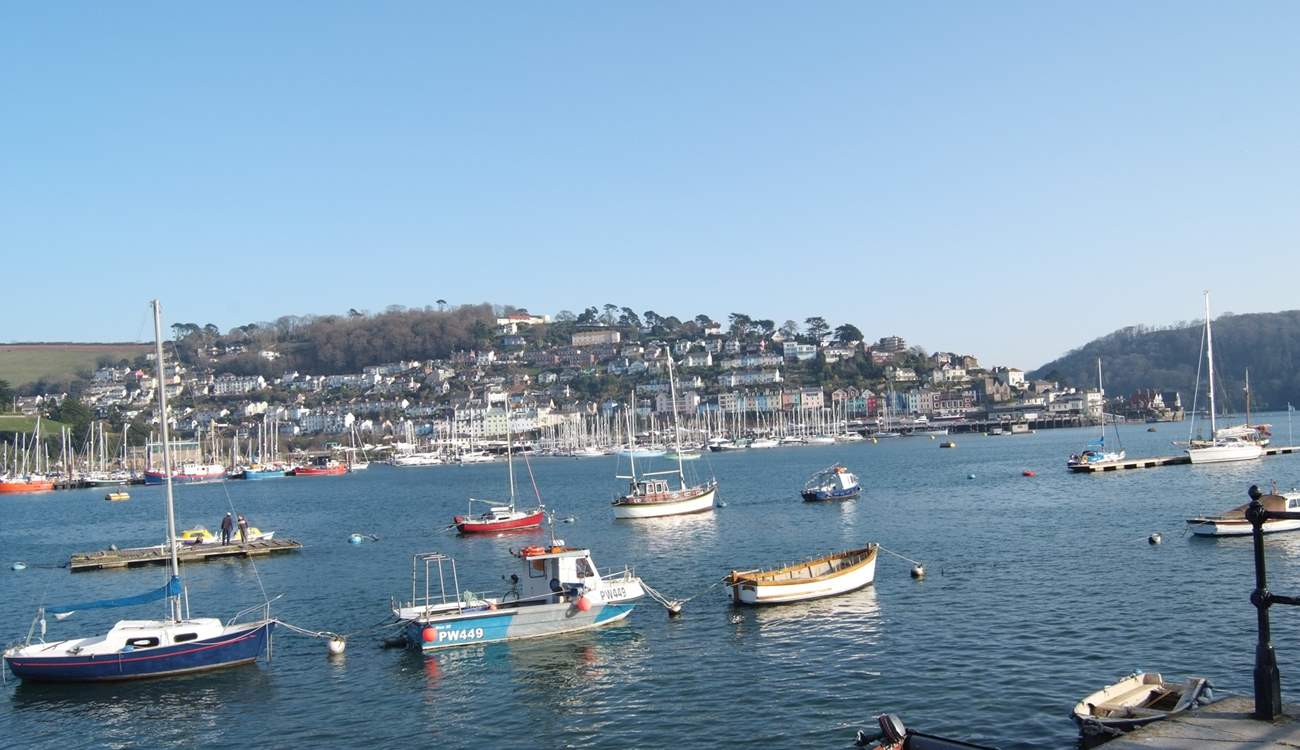 Kingswear is a delightful town across the water from Dartmouth.