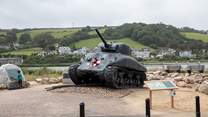 Visit Herman the Sherman tank at Blackpool Sands and read its colourful history.