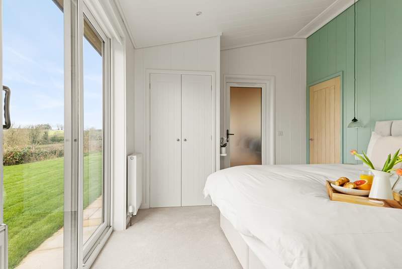 Bedroom 2 has a super-king bed and a fabulous en suite shower-room.