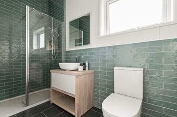 The splendid en suite shower-room.