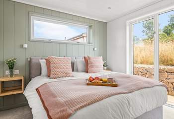 Sink into the sumptuous bed in bedroom 1.