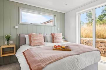 Sink into the sumptuous bed in bedroom 1.