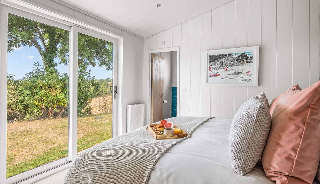 Bedroom 2 is a lovely super-king room.