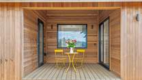 The lovely sheltered patio.