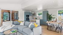 The open plan living space is perfect for relaxing evenings in.
