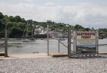 You can walk to the Dittisham ferry point, where a charming ferry will transport you over to the delights of Dartmouth.