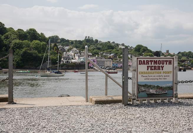 You can walk to the Dittisham ferry point, where a charming ferry will transport you over to the delights of Dartmouth.