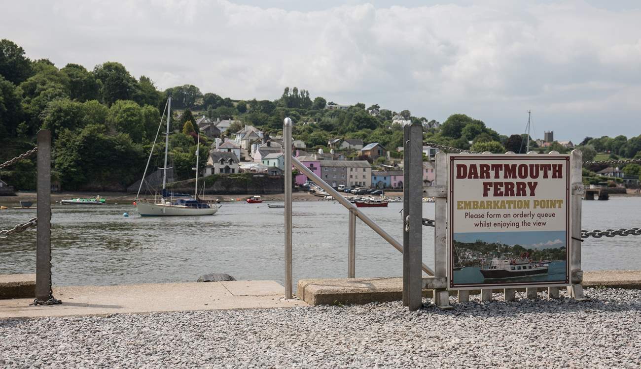 You can walk to the Dittisham ferry point, where a charming ferry will transport you over to the delights of Dartmouth.