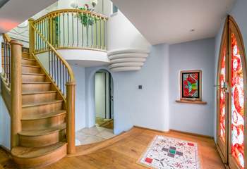 Head up the rather fabulous staircase, where you will find Bedroom 3 to the left and Bedroom 4 to the right.