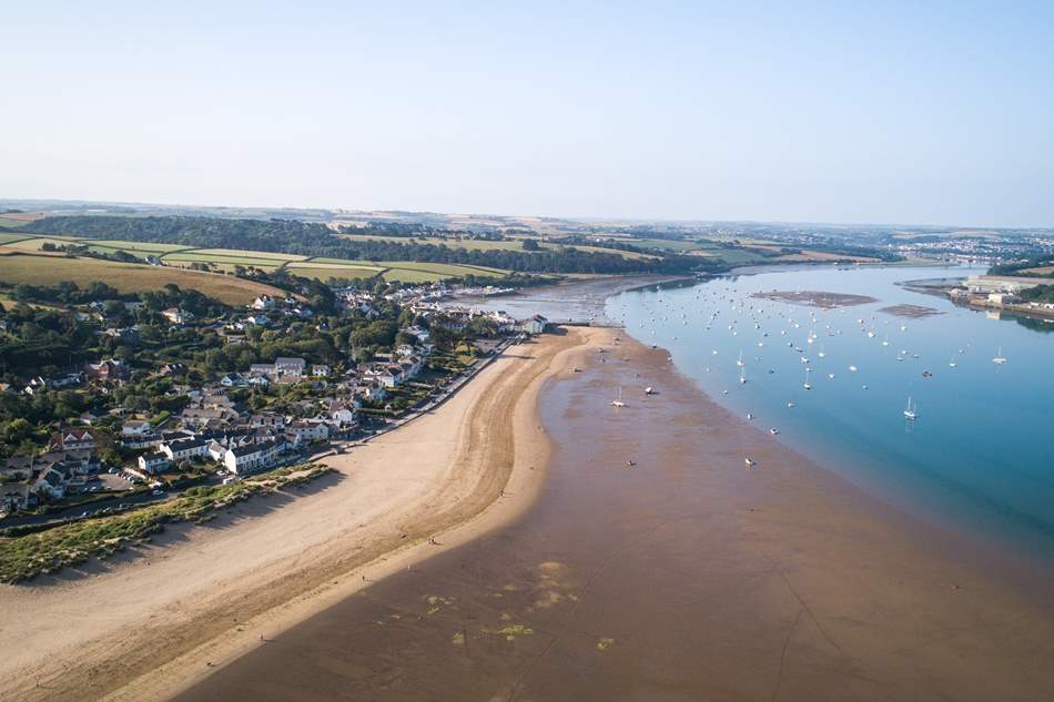 The golden sands of Appledore.