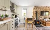 The modern kitchen is beautifully finished. - Thumbnail Image